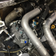 Close-up, engine bay.